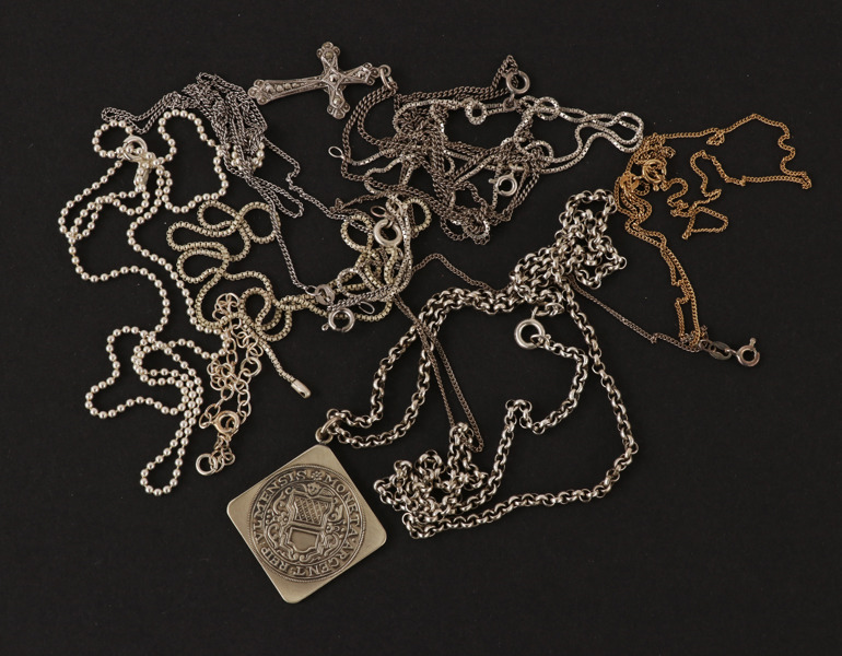 Parti silverhalsband