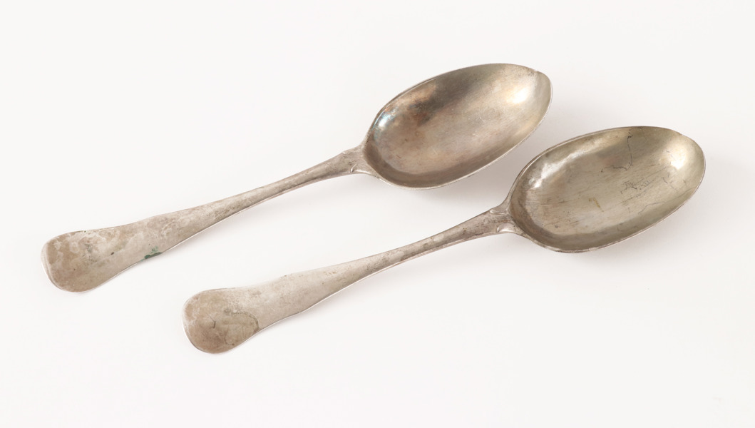 Matskedar 2st, silver, 1788