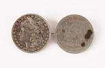 Silverdollar 2st, USA, 1800-tal
