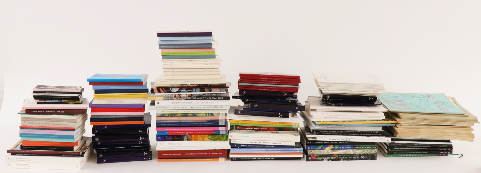 Parti auktionskataloger, moderna & contemporary