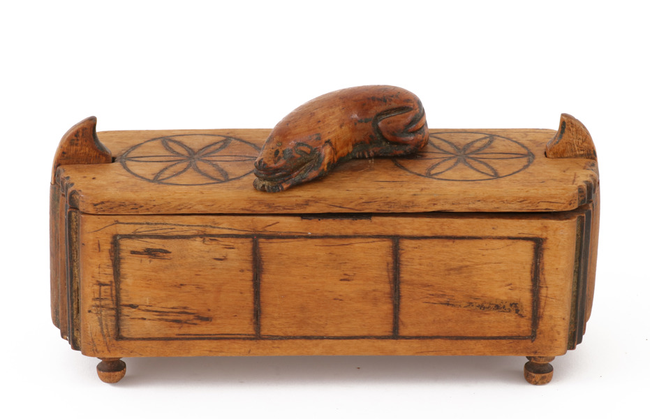 Rakknivsskrin, allmoge, 1800-tal