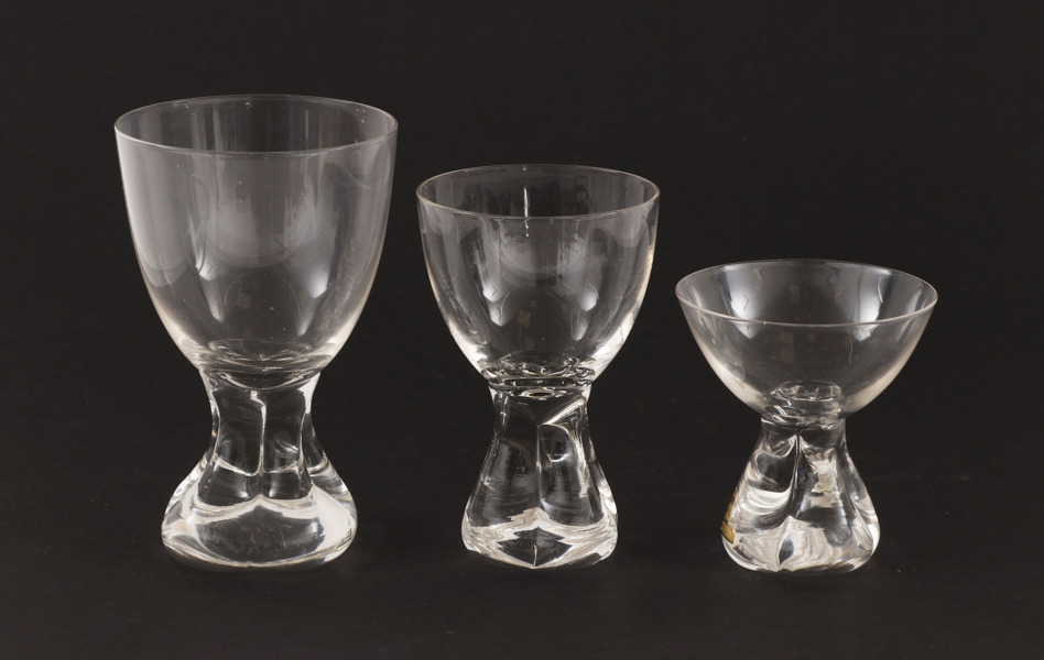 Glasservisdelar, Skruf