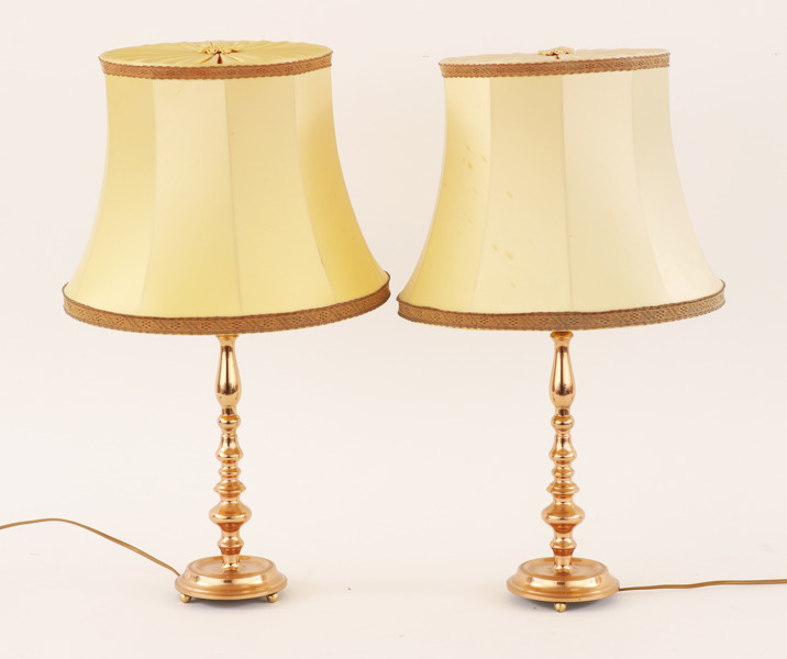 Bordslampor ett par, Bollings, Gränna