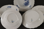 Matservisdelar, "Blå blomster", Royal Copenhagen, Danmark