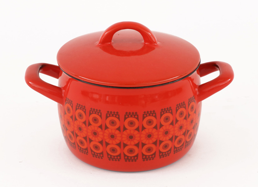 Emaljerad kastrull, Arabia, Finland