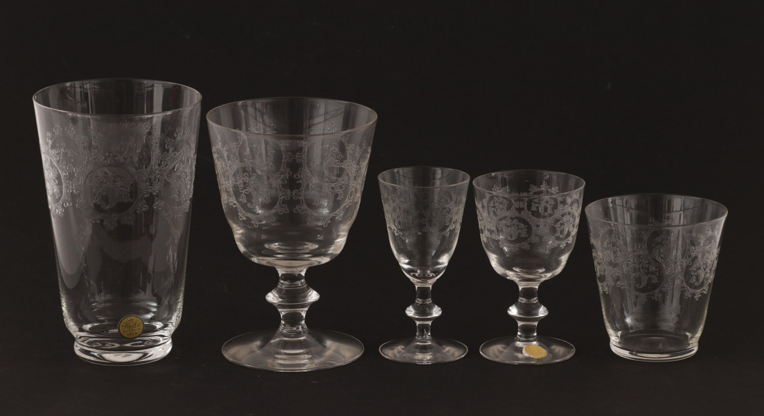 Glasservisdelar, "Elon", Edvin Ollers för Kosta