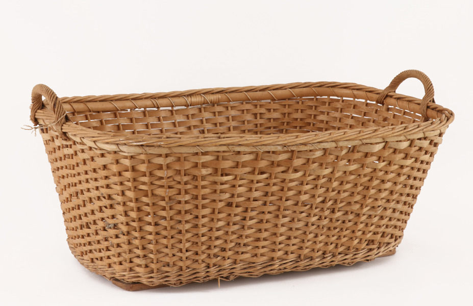 Flätad tvättkorg, 1900-talets början