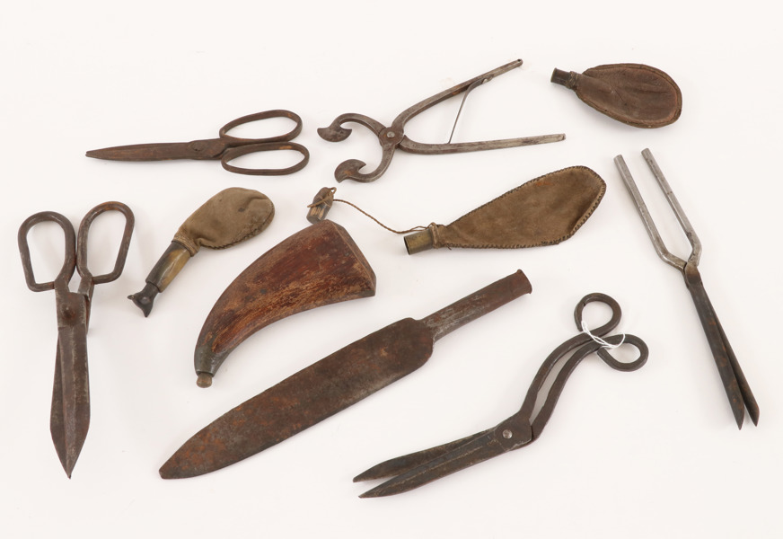 Parti 10 delar, mestadels 1800-tal