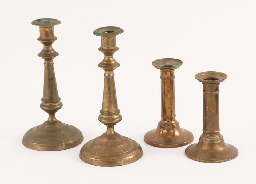 Ljusstakar 2 par, 1800-tal