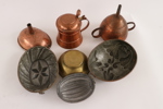 Koppar- och mässingsföremål 7 delar
