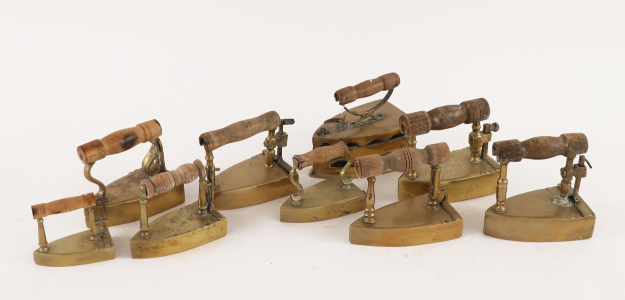 Strykjärn 9st, 1800-tal