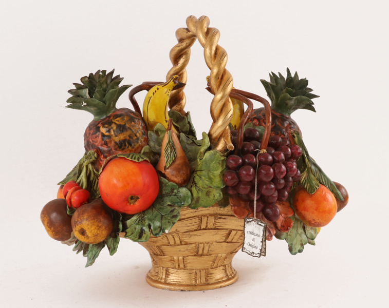 Bordsdekoration, Ceramiche Valle dé Oro, Bassano, Italien