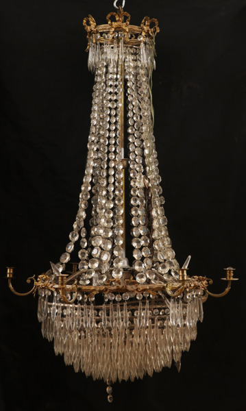 Ljuskrona, empirestil, 1900-talets början