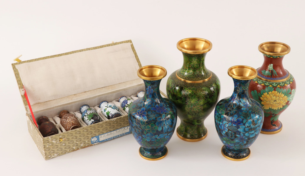 Vaser 10st, Kina, 1900-talets andra hälft