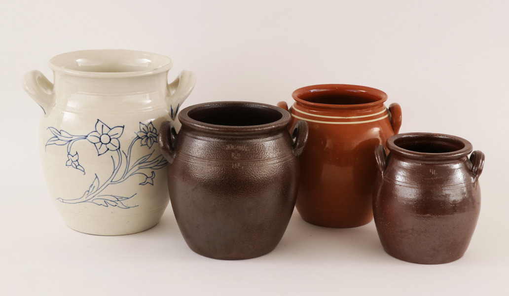 Syltkrukor 4st, 1900-talets första hälft