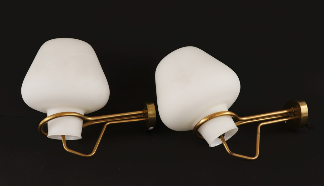 Vägglampor ett par, Gunnar Asplund för ASEA, 1950-tal