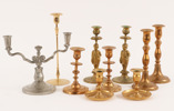 Ljusstakar och kandelaber 10 delar