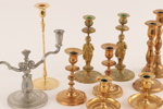 Ljusstakar och kandelaber 10 delar