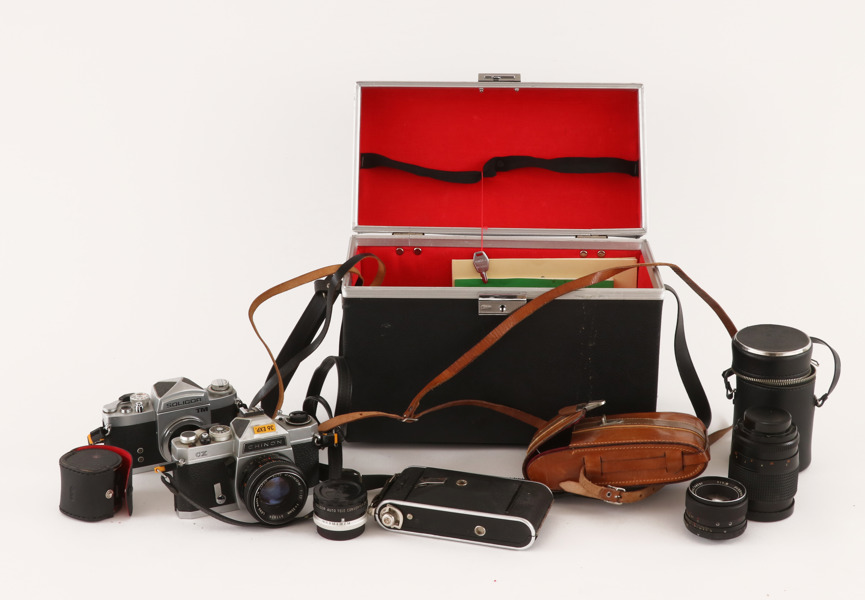 Parti kameror och tillbehör