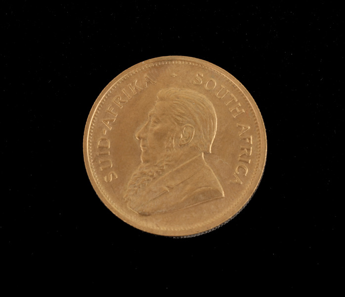 Guldmynt i 22k, Krugerrand, Sydafrika, 1973