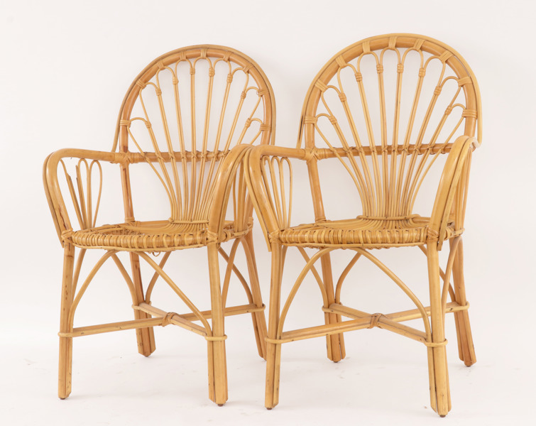 Karmstolar ett par, 1900-talets andra hälft