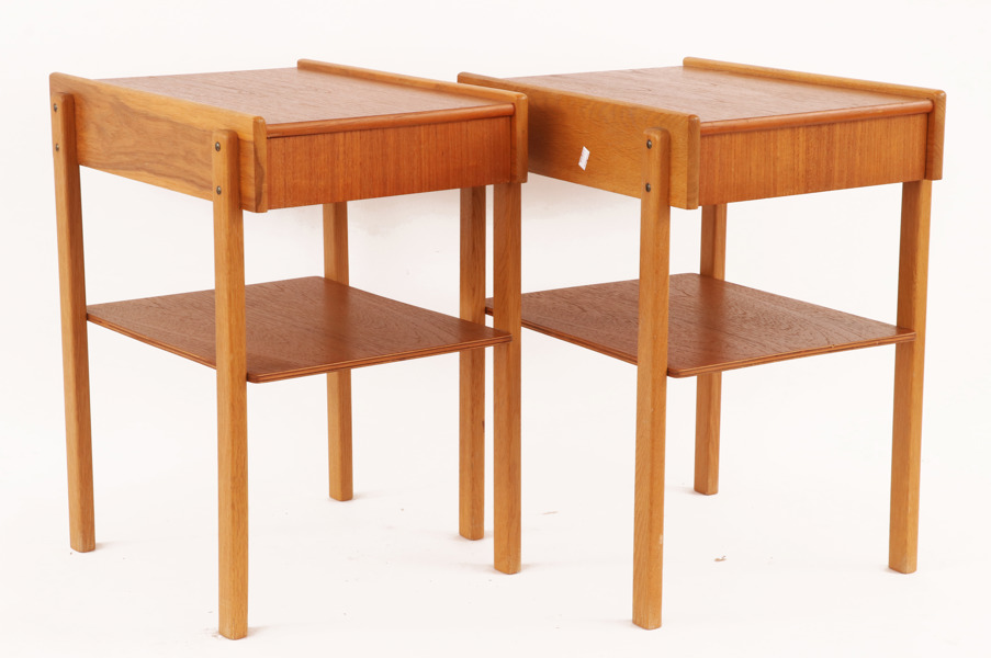 Nattduksbord ett par, 1960-tal