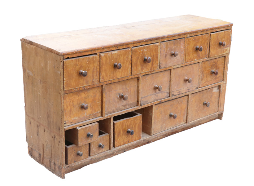 Lådfack, allmoge, 1800-tal