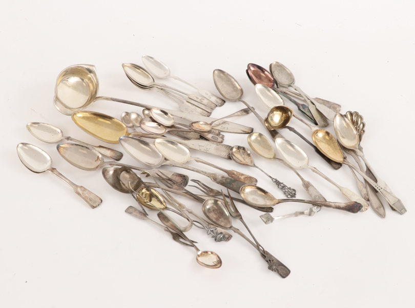 Parti silverföremål, mestadels Finland