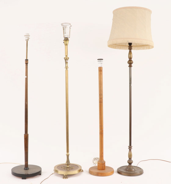 Golvlampor 4st, 1900-tal