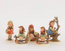 Figuriner 5st, "Hummel", Goebel, Tyskland