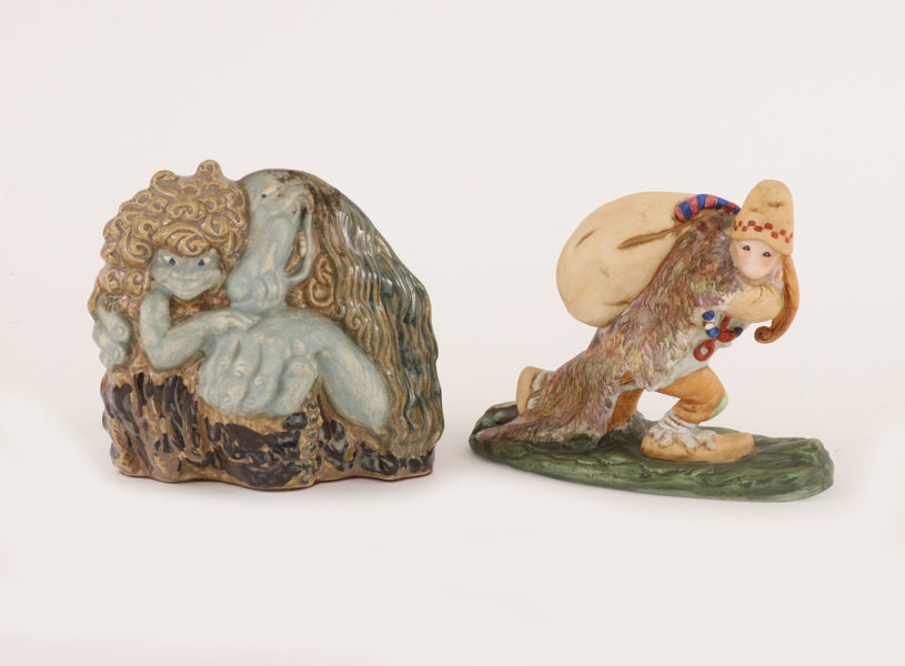 Figuriner 2st, efter John Bauer, bl.a. Nils Holgersson Gården