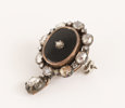Brosch med gammelslipade diamanter, 1900-talets första hälft