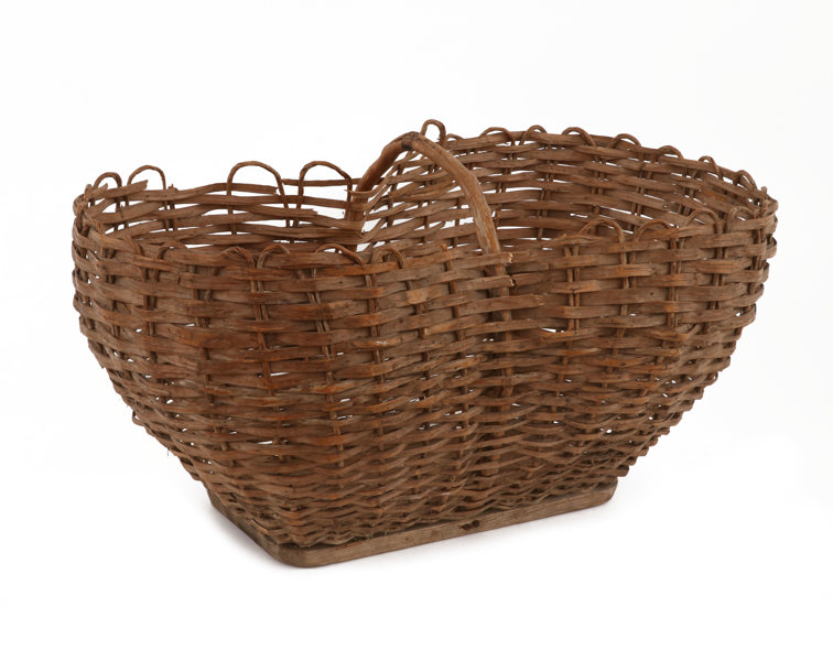 Flätad korg, allmoge, 18/1900-tal