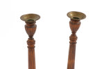 Ljusstakar ett par, sengustavianska, 1800-talets början
