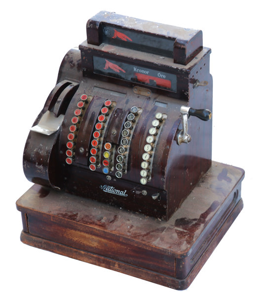 Kassaapparat, National, 1900-talets första del