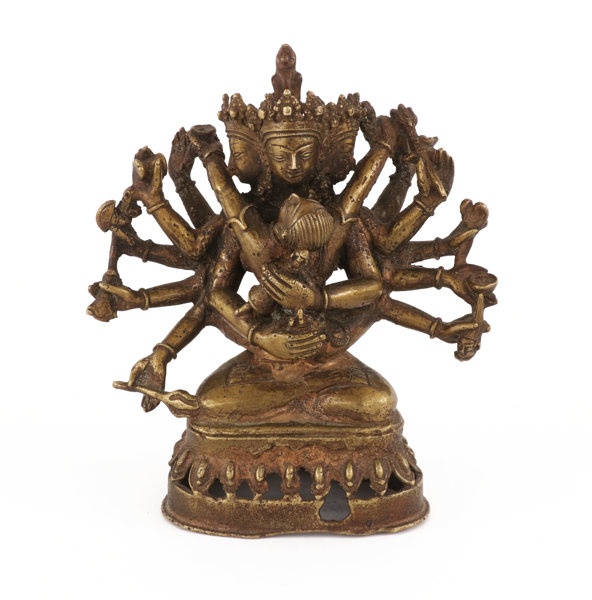 Skulptur i brons, Indien, 1900-tal