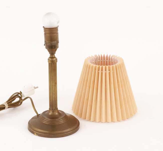 Bordslampa, 1900-talets början