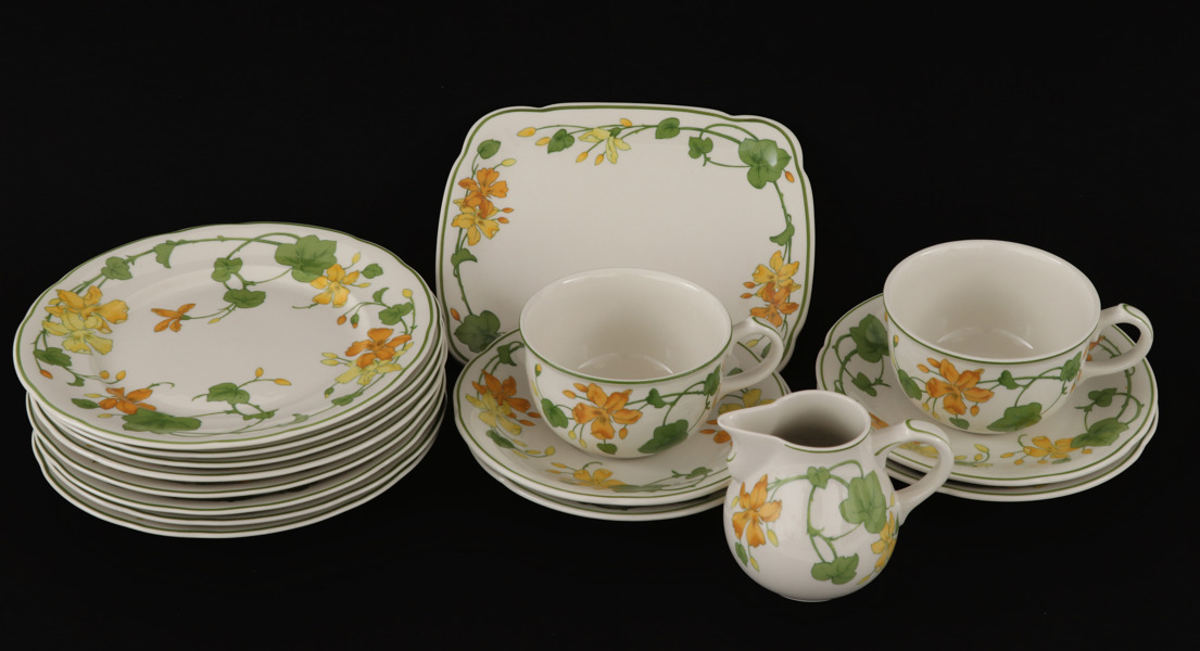 Teservisdelar, "Geranium", Villeroy & Boch
