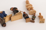 Träskurna figurer 7st