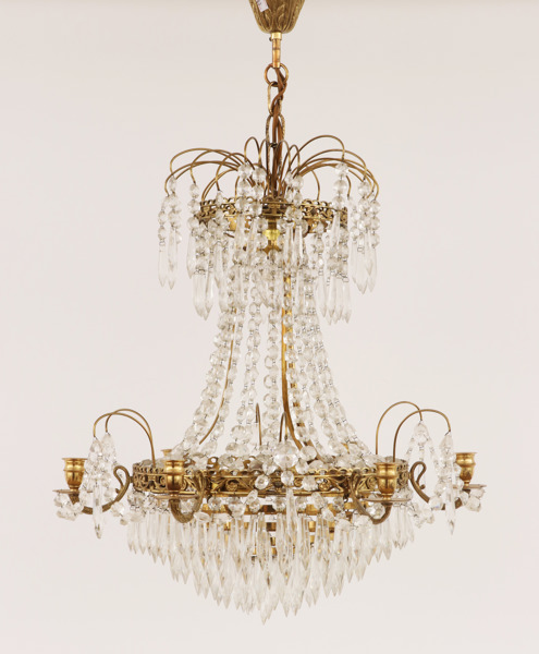 Ljuskrona, empirestil, 1900-talets andra hälft