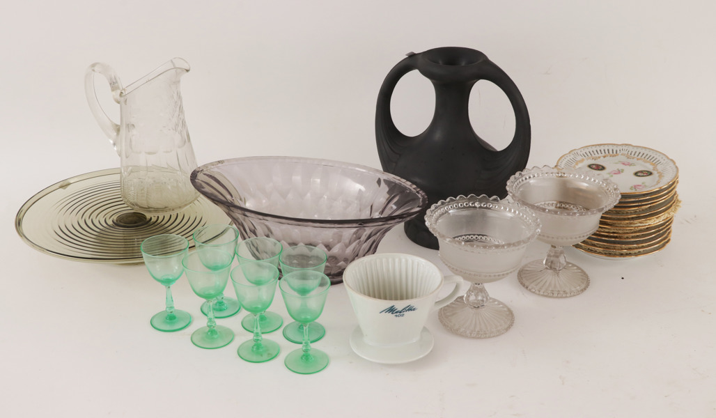 Parti glas och keramk