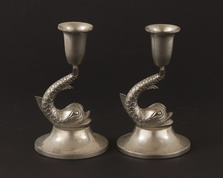 Ljusstakar ett par, Knut Eriksson & Co, Eskilstuna, 1932