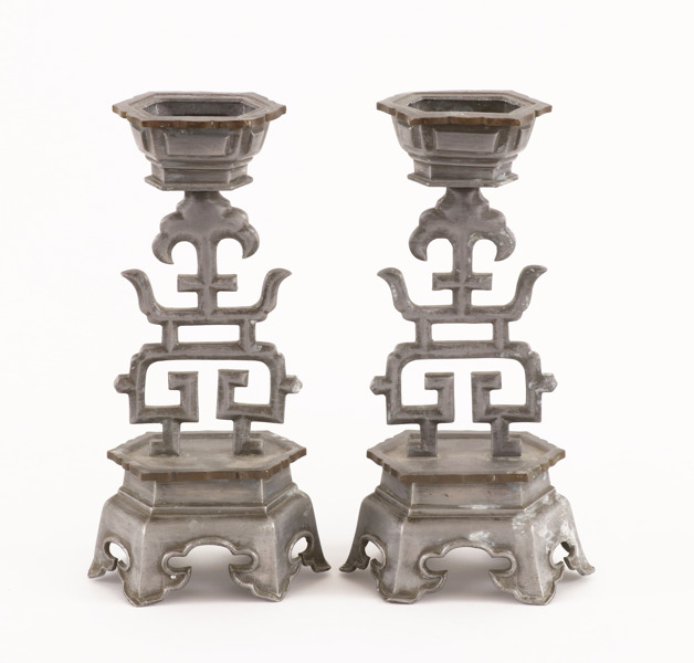 Ljusstakar ett par, Kina, 1900-tal