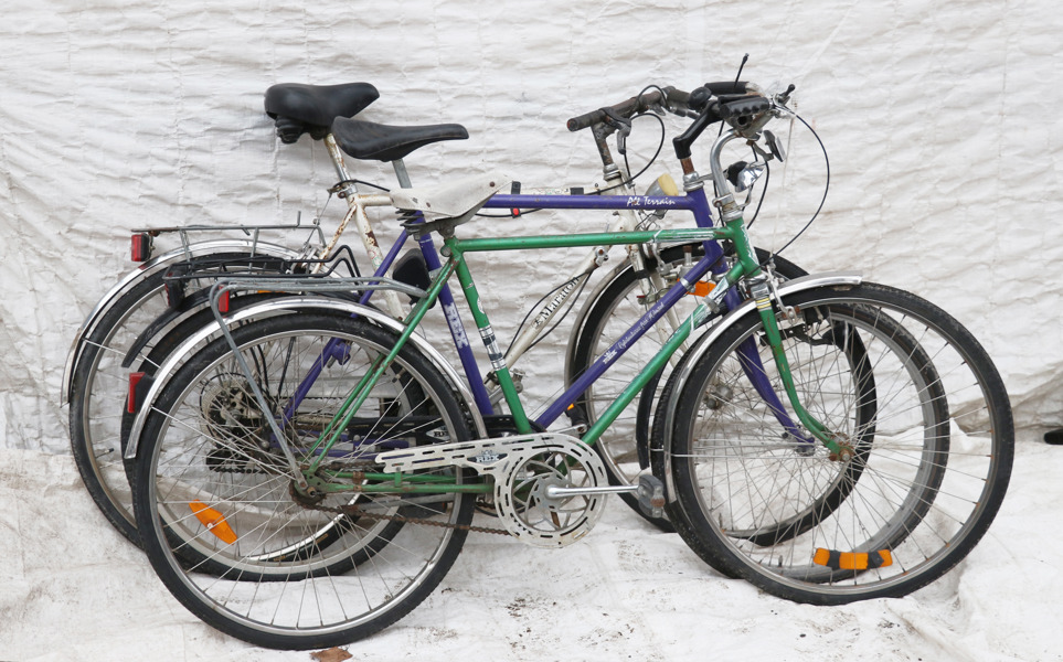Äldre cyklar 3st, Rex samt Maraton