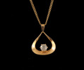 Halsband med hänge, 18k