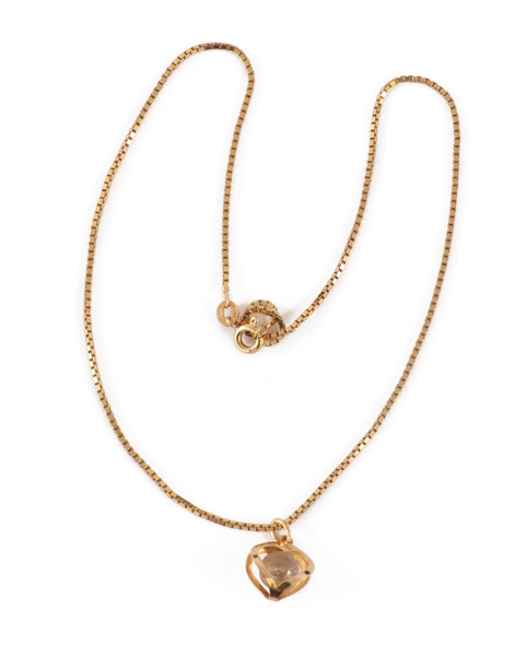 Halsband med hänge, 18k