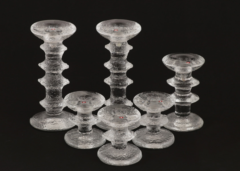 Ljusstakar 6st, "Festivo", Timo Sarpaneva för Iittala