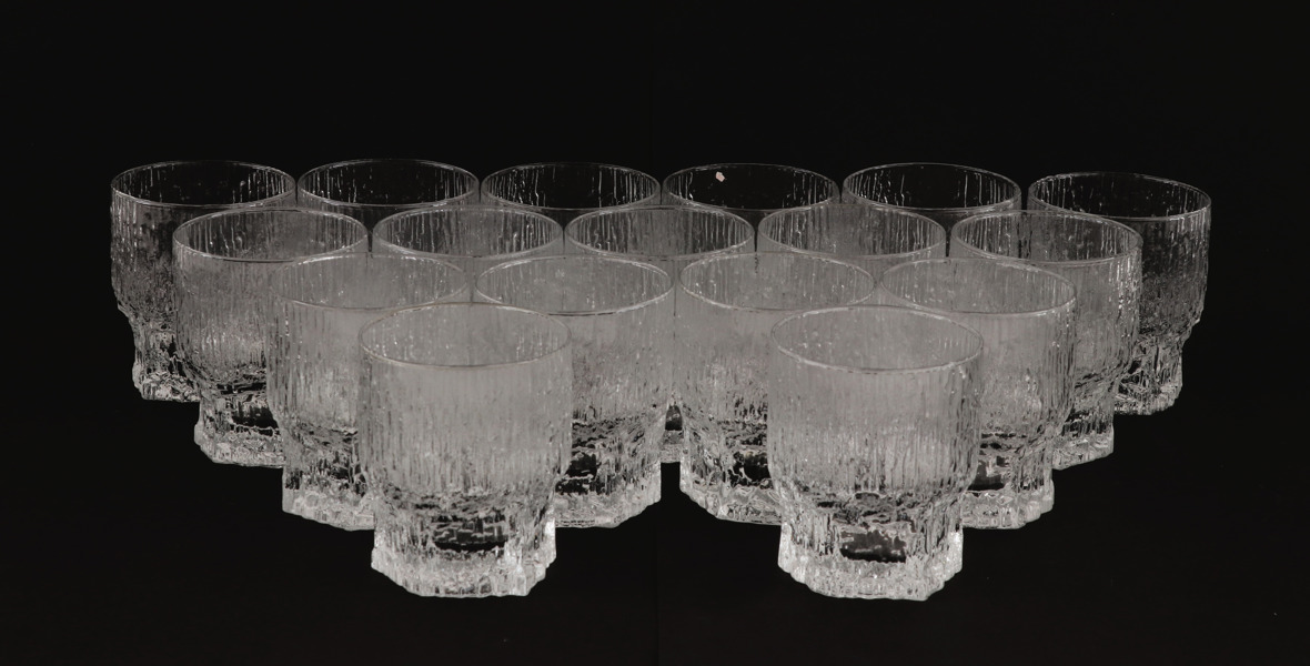 Whiskeyglas 17st, "Aslak", Tapio Wirkkala för Iittala