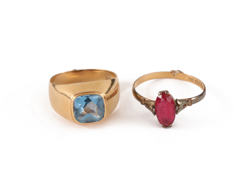 Ringar 2st, 18k