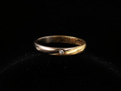 Ring i 18k röd- och vitguld
